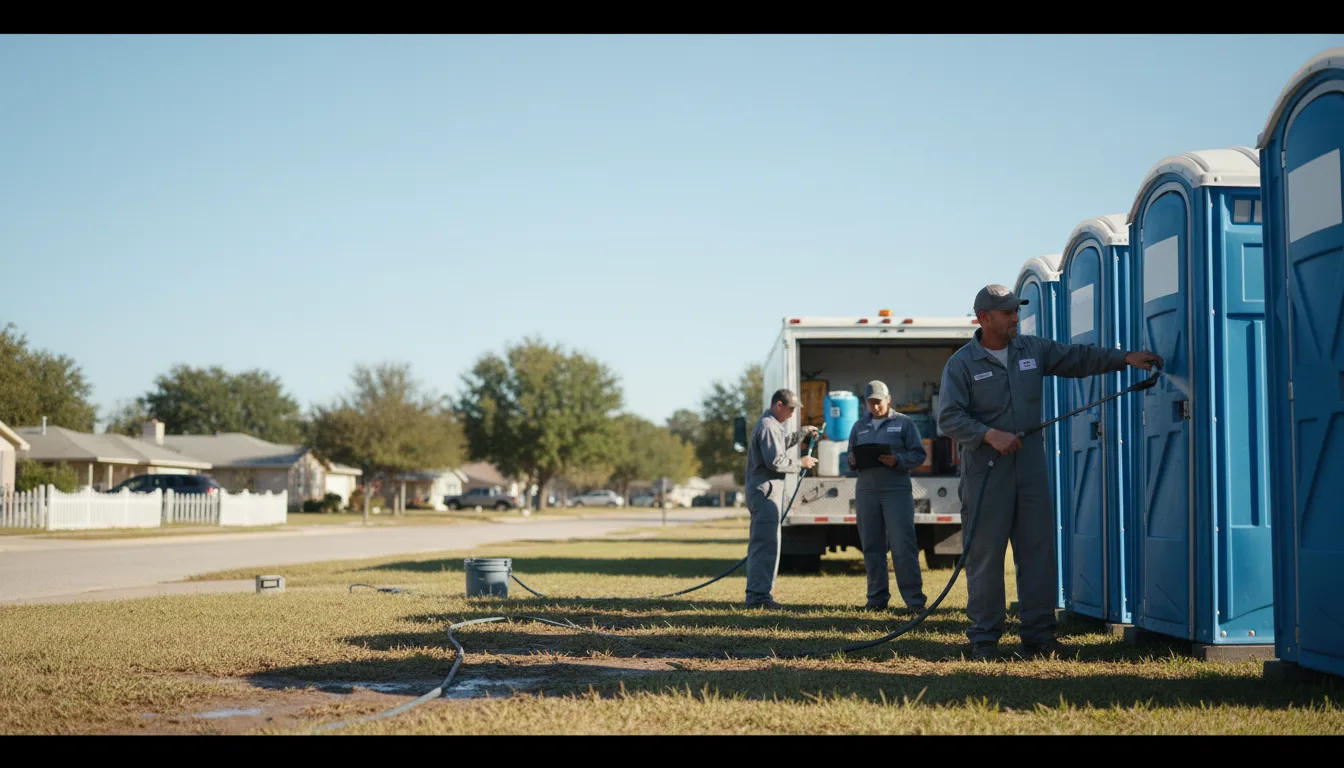Long-Term Portable Toilet Rental in Fairfax, IA near me